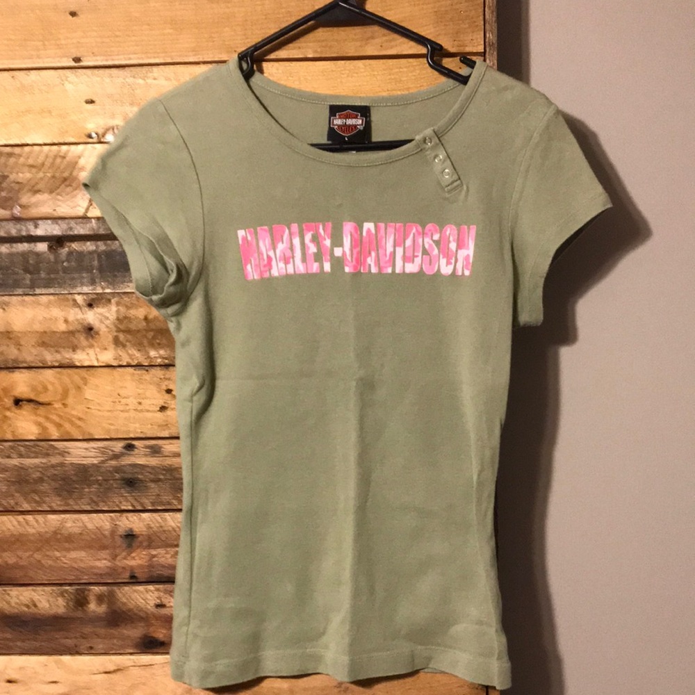 Womens large Harley Davidson top
